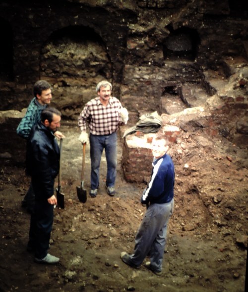 Grävare i Vilnius kr