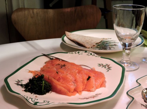 Julaftonslax hos Karin och Glenn